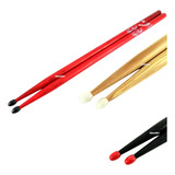 Baquetas Para Bateria 5a Por Vic Firth Punta De Nylon Gh