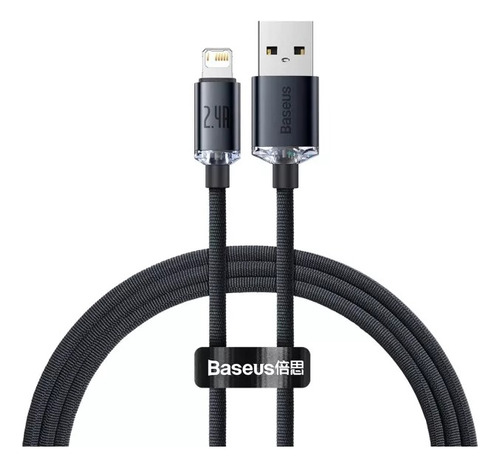 Cable Usb A A Lightning 1.2m Para iPhone 14 13 12 20w Baseus