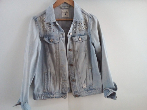 Campera De Jean Sybilla Talle L 