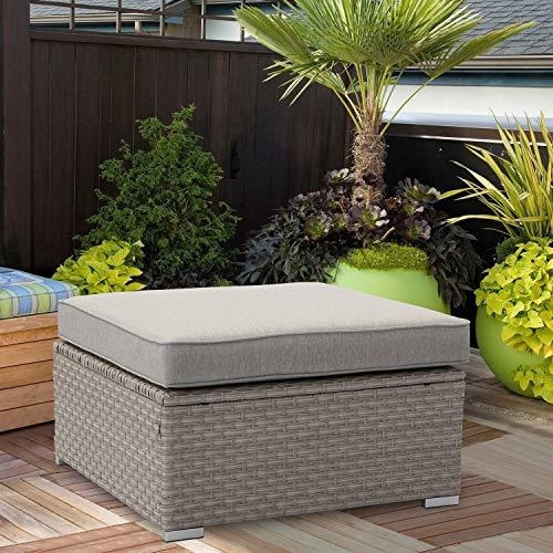 Hompus Muebles De Patio Al Aire Libre Caliente Gris Mimbre O