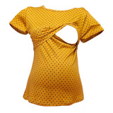 Blusa De Lactancia Lunares 21. Mujer.