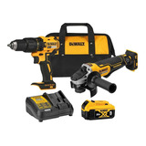 Combo Rotomartillo Brushless + Esmeriladora Dck248p1 Dewalt