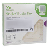 Curativo Mepilex Border Flex Espuma Molnlycke 10x10cm 5un