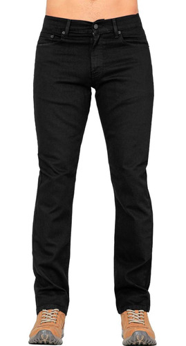 Jeans Oggi Jeans Hombre Negro Mezclilla Comfort Vaxter