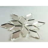 1  X 1/2  Forma De Diamante Espejo Mosaico Azulejo. 150 Piez