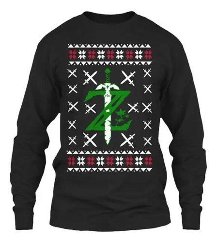Sudadera Ugly Sweater Zelda Master Sword C/ Envio + Regalo