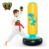 Qpau Saco De Boxeo Inflable, Bolsa De Boxeo Inflable Estable