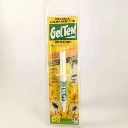 Cebo En Gel Para Cucarachas Geltek Insecticida Jeringa 6 Gr