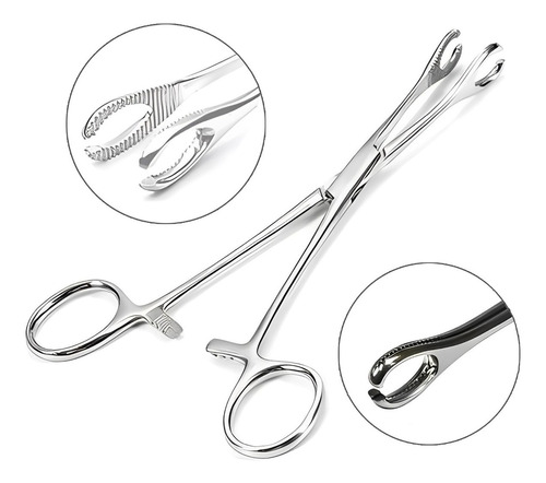 Pinça Oval Aberta Mini Para Piercing - Body Piercer - Pro.