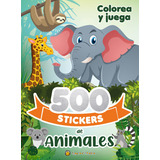 500 Stickers De Animales 4, De No Aplica. Editorial El Gato De Hojalata En Español