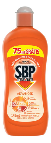 Repelente Loção Advanced Icaridina 175ml Sbp 75ml