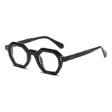 Montura De Gafas Octagonal Para Lentes