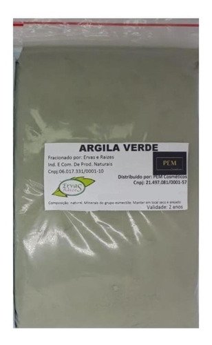 Argila Verde Pura Esterilizada A Granel 100kg Revenda