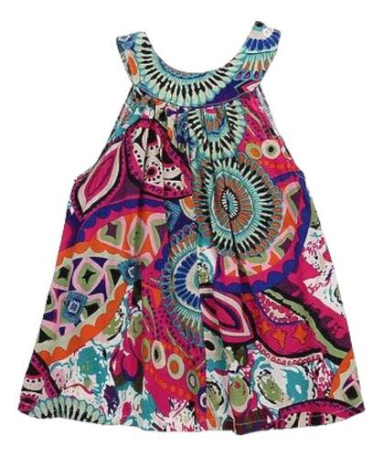 Vestido Niña Liviano Estilo Boho Tiare Diseños Verano Playa