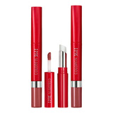 Labial Duo Tattoo Esika, Indeleble 24 Hrs. L¨bel, Cy Zone Acabado Vino Imparable Color Rojo