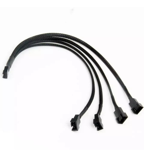 Cable Splitter De 1 A 4 Ventiladores De Pc 4 Pines 3/4 Pin