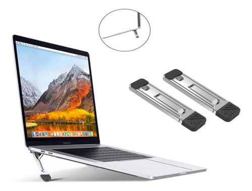 Base Soporte Para Laptop Celular Aluminio Plegable Portátil