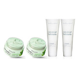 2 Cremas Aloe Vera + 2 Mascarillas Gel Reafirmante Efectiva