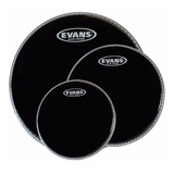 Parches Evans Hidraulic Set 3 Toms Fusion