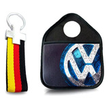 Llavero Vw Bandera Alemania + Bolsa Para Auto Organizadora