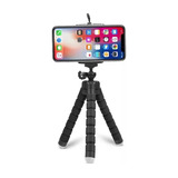 Mini Tripé Flexível Para Celulares Câmeras Filmagens Selfies
