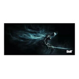 Mousepads Gamer Caballero Blanco Xl 90x40 Cm Antideslizante 