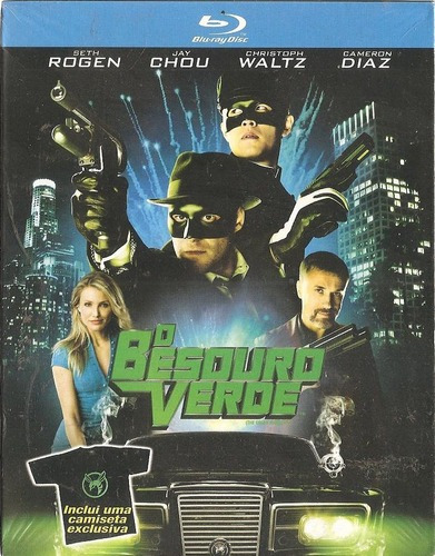 O Besouro Verde ( Blu Ray+ Camiseta) Seth Rogen Cameron Diaz