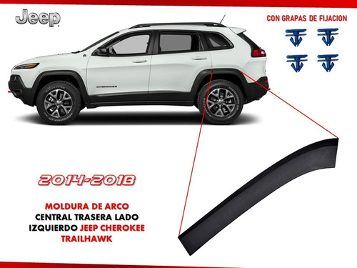 Moldura De Arco Central Tras Izq Cherokee Trailhawk 14-18