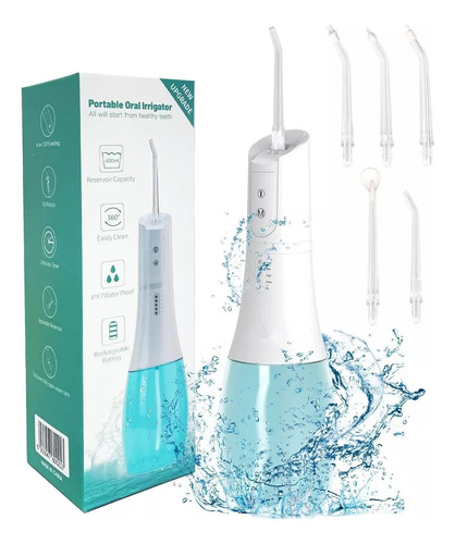 Irrigador Oral Profissional, 400 Ml, 5 Pressão, Novo