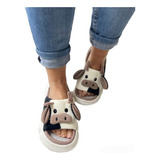 Pantuflas Ojotas Kawaii Animales Para Niñas 