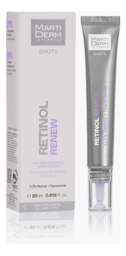 Martiderm Shot Retinol Al 0.3% Puro, Piel Más Uniforme, 20ml Tipo De Piel Todo Tipo De Piel