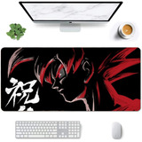 Mouse Pad Grande Goku Dibujo Artistico Anime Arte 30x70cm