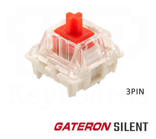 Switch Gateron Silent Red X 10uds. 3pin (pack)