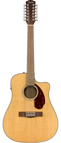 Guitarra Docerola Fender 12 Cuerdas Con Estuche Nuevo Modelo