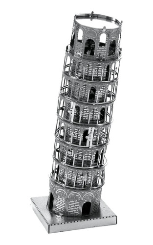 3d Metal - Mini Puzzle Armable Diseño Torre De Pisa