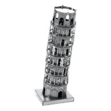 3d Metal - Mini Puzzle Armable Diseño Torre De Pisa