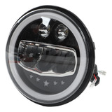 Faro Led Para Motocicleta Redondo De 7 Pulgadas, 6000 K, 12