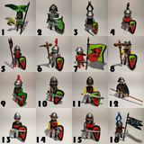 Playmobil Caballeros Del Lobo Medievales Guerreros Knight