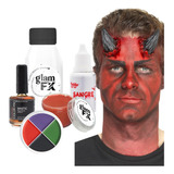 Kit Maquillaje Fx Efectos Especiales Piel Sangre Latex