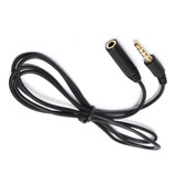 Extensión Audífono Auriculares Micrófono Cable 1m Trrs 3.5mm