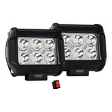 2 Faros De 6 Led High Intensity Osun 18w