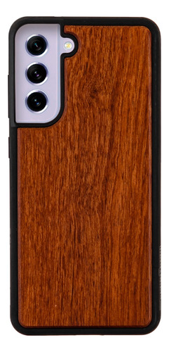 Funda Para Galaxy De Madera Rosewood Ultra Impacto Uso Rudo