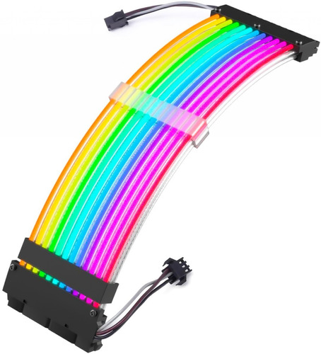 Cable Extensor Rgb Criptoarg Motherboard Atx 24pin Aura Sync