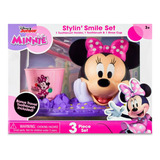 Minnie Set 3pz Gran Sonrisa, Cepillo Dientes Soporte Y Vaso