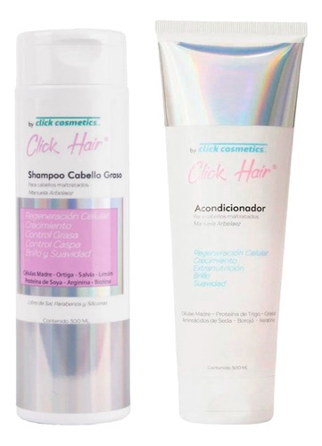 Shampoo + Acondicionador Click - Ml - mL a $128