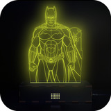 Lampara Led 3d Rgb Velador Acrilico Holograma Batman