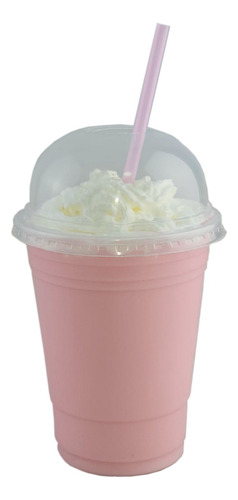 Vaso Fast Food Frapuccino 16 Oz (477ml) Tapa Domo X 50 U. 