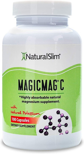 Capsulas De Magnesio Antiestres Naturalslim - Citrato De Mag