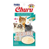 Snack Premio Gato Inaba Ciao Churu Pollo Y Cangrejo(56gr)