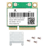 Tarjeta Wifi 6e Mpe-axe3000h Pci-e Wifi 5.2 Ax210 Network Ca